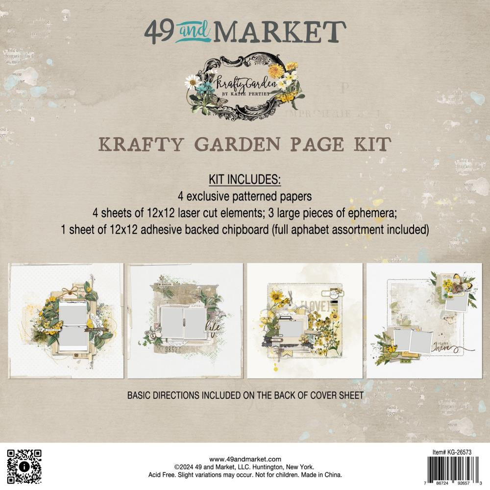 49 & Market Krafty Garden Page Kit